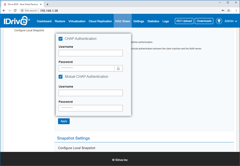 ISCSI create share