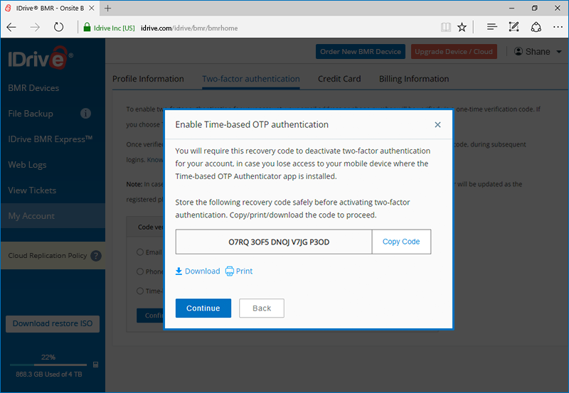 IDrive® BMR - FAQs on managing BMR appliance from any location