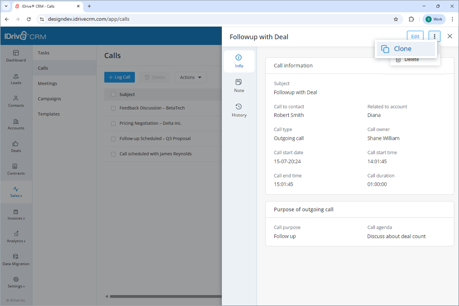 IDive crm