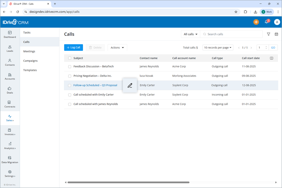 IDive crm