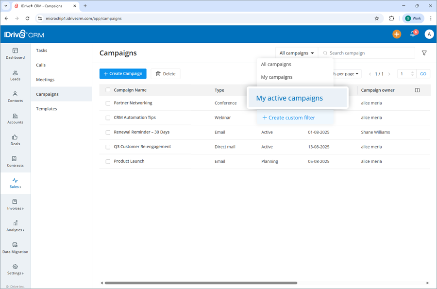 IDive crm