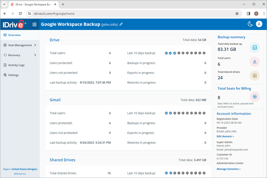  view client wise status