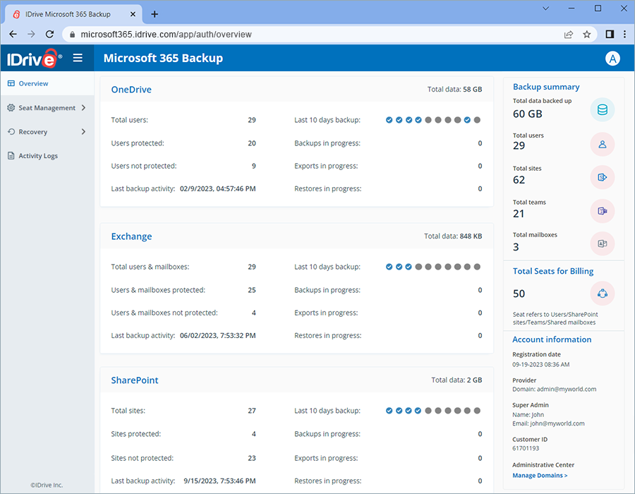  view client wise status