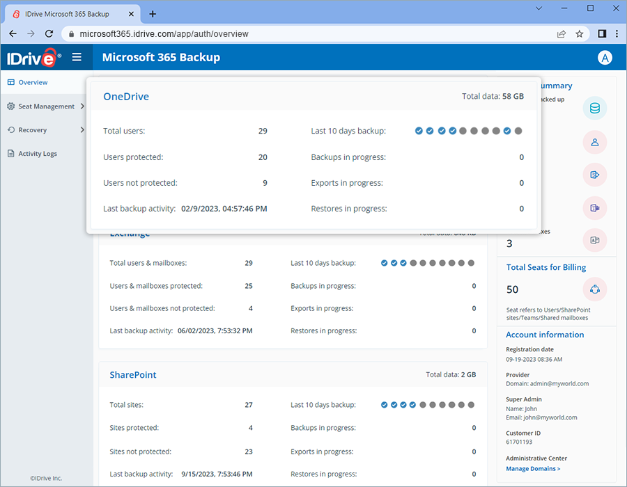  view client wise status