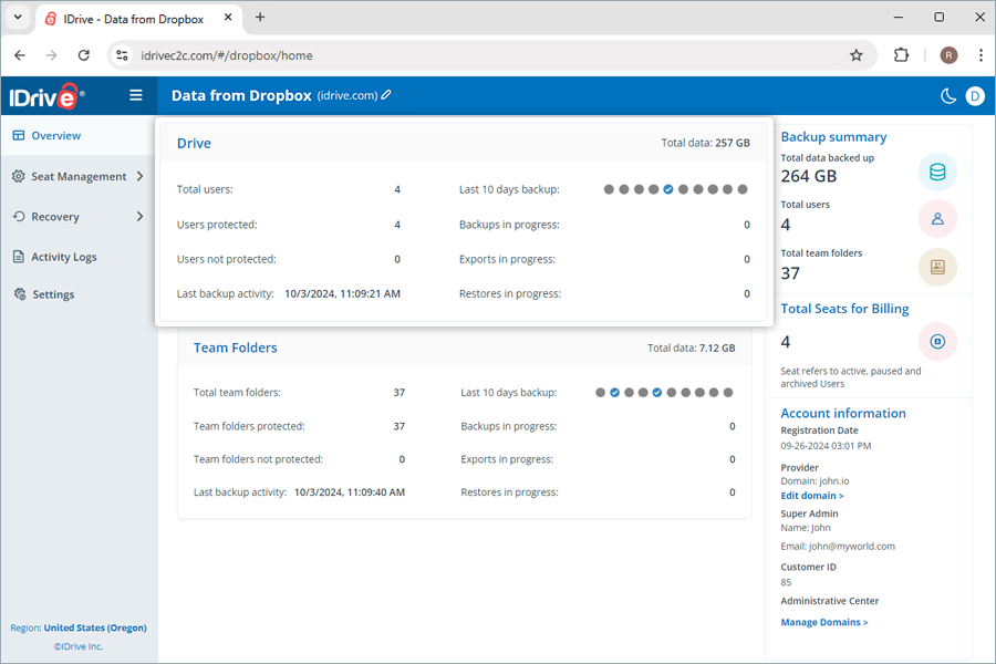  view client wise status