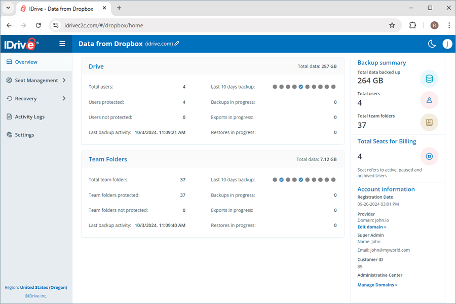  view client wise status