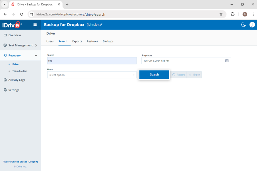 view client wise status