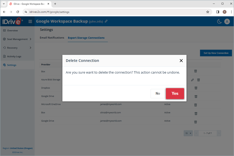 view client wise status