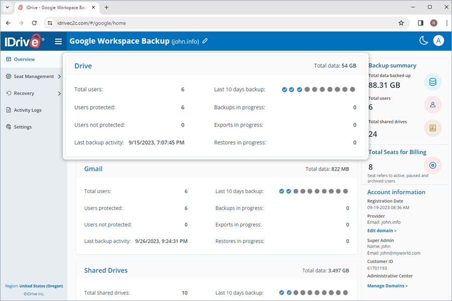  view client wise status