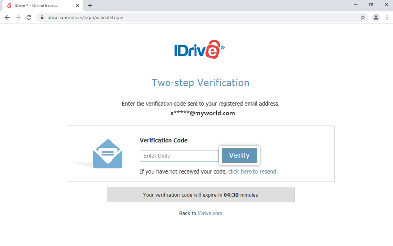 idrive web