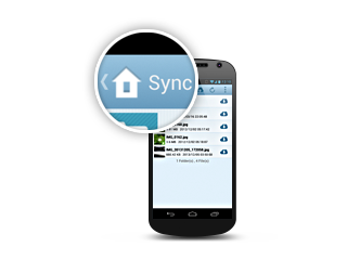sync mobile access via app idrive