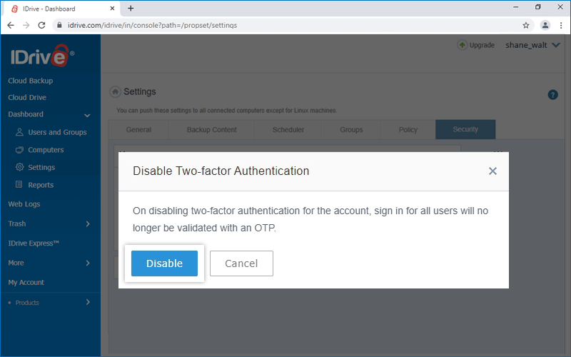 online backup security faq