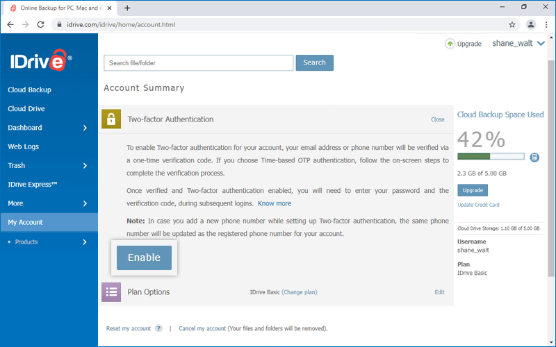 online backup security faq