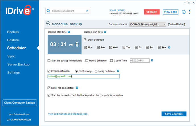 backup-oracle-server-data-using-idrive