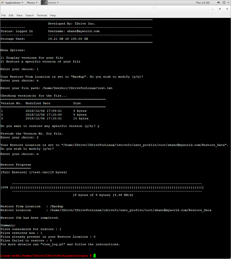 restoreScript