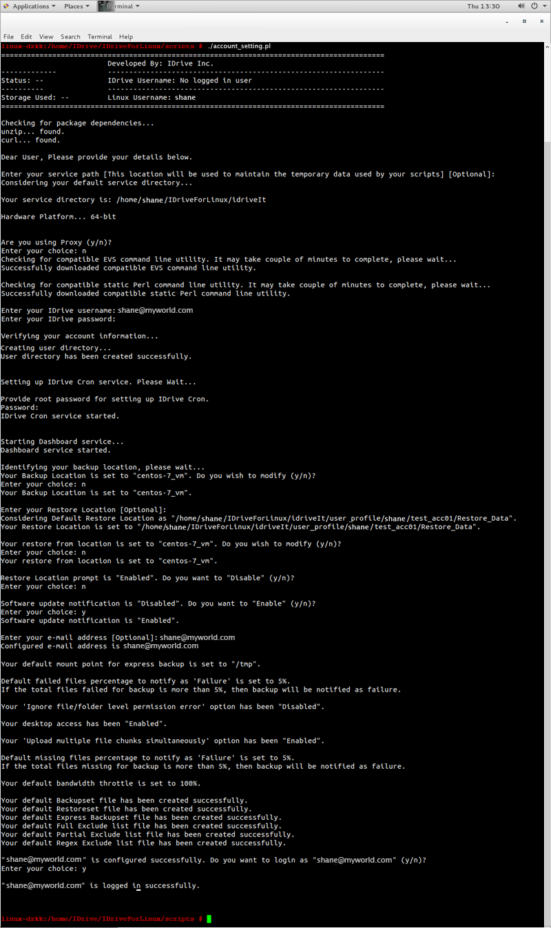 Shell script backup file with date image