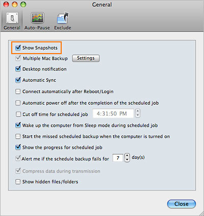 IDrive for Mac