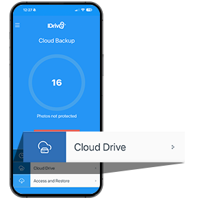 IDrive mobile application