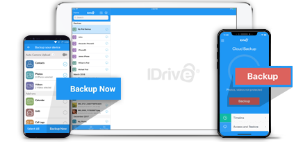 One Idrive Account Backup Multiple Pc, Mac, Ios & Android