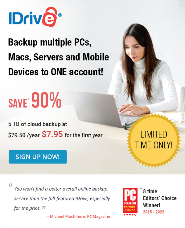 IDrive Online Backup