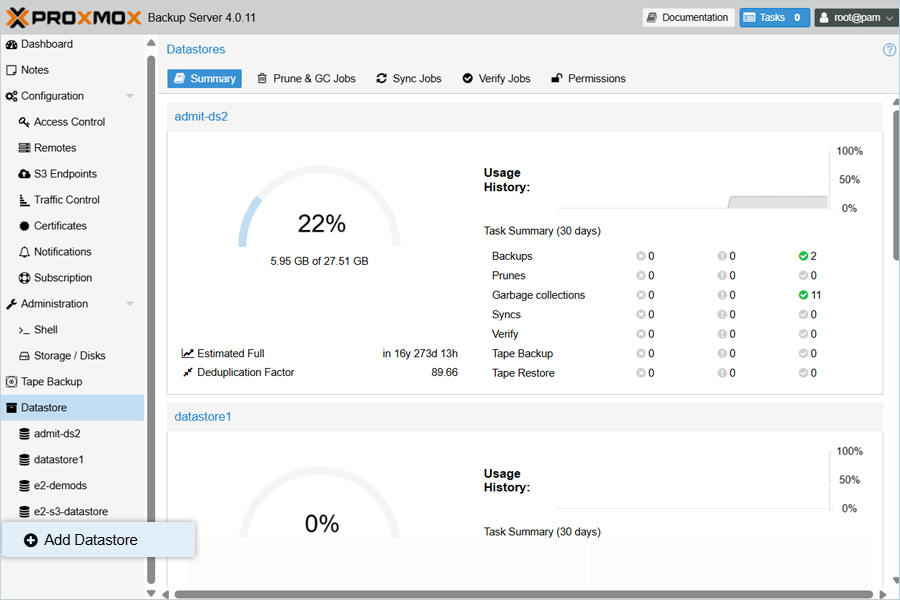 IDrive e2 with proxmox backup