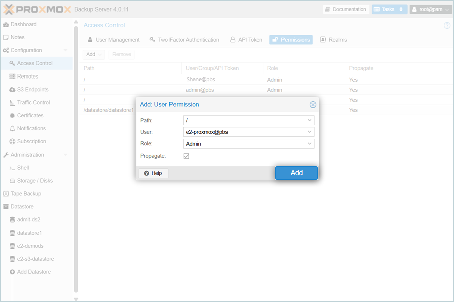IDrive e2 with proxmox backup