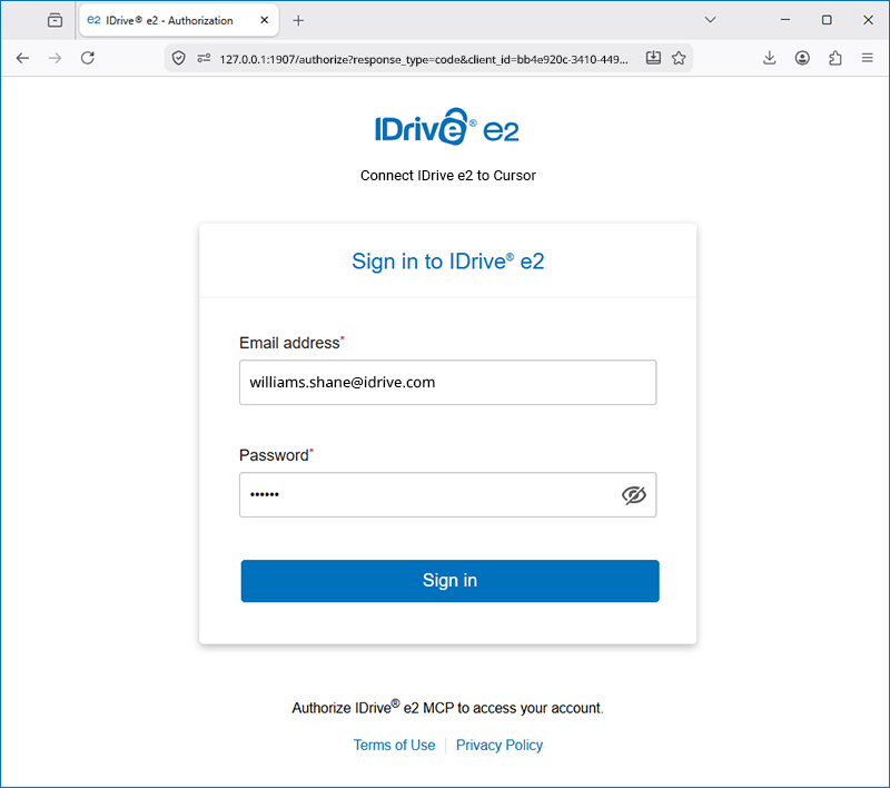 IDrive e2 mcp guides