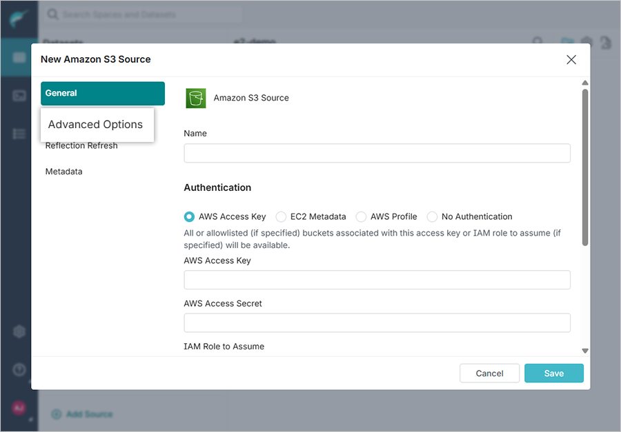 Under Settings, select Global Storage Settings