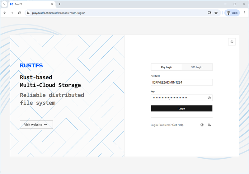 Configure a replication rule in RustFS using an IDrive® e2