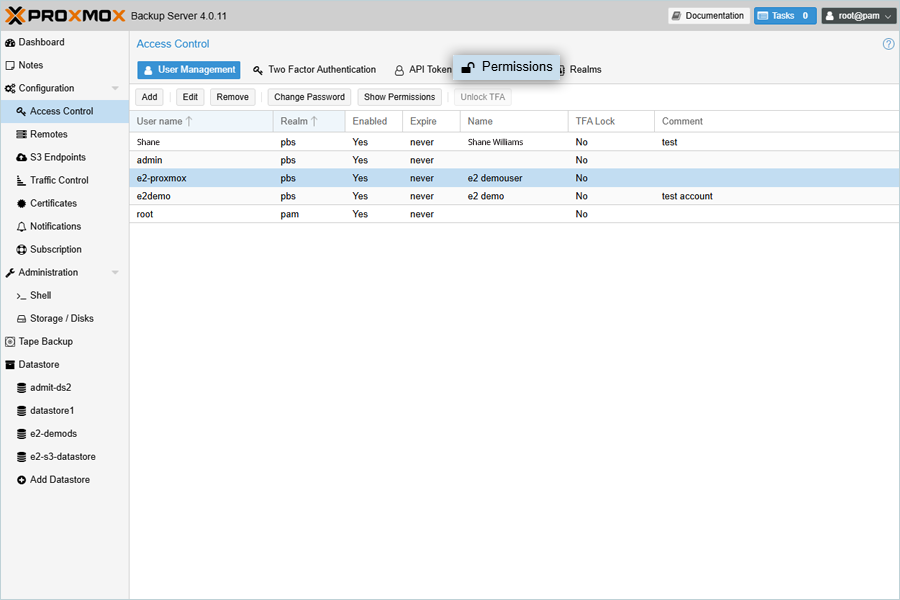 IDrive e2 with proxmox backup