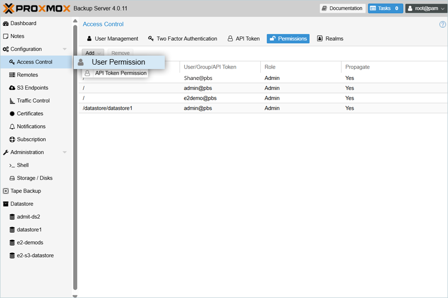 IDrive e2 with proxmox backup