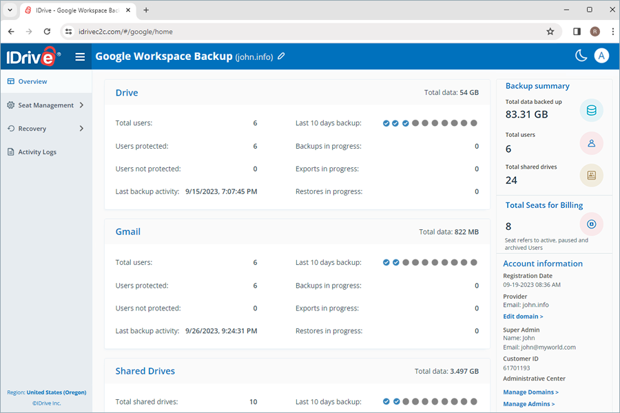  view client wise status