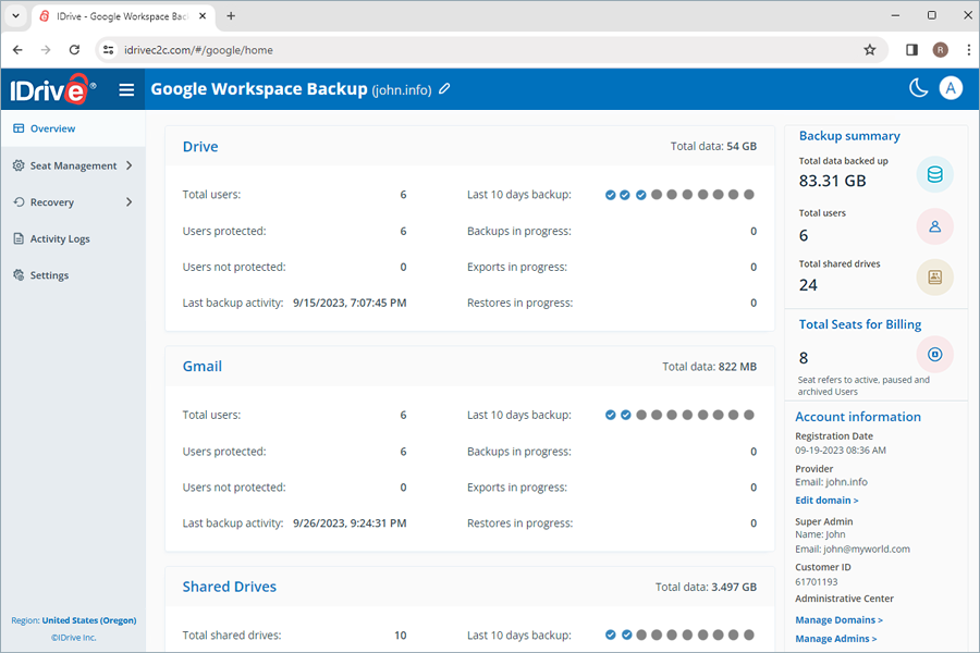  view client wise status