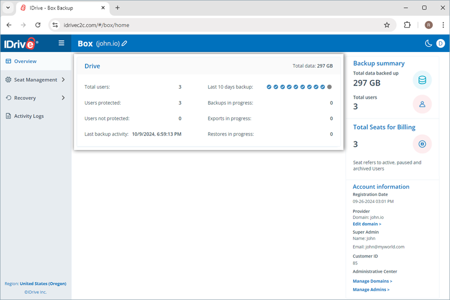  view client wise status