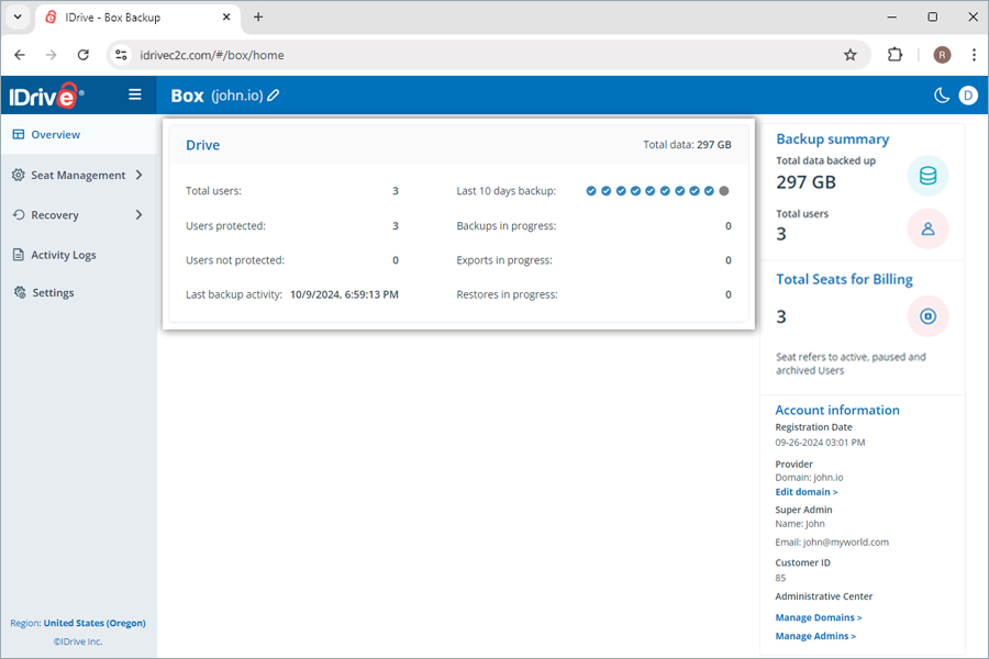  view client wise status