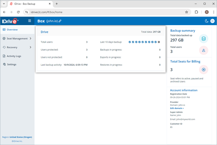  view client wise status