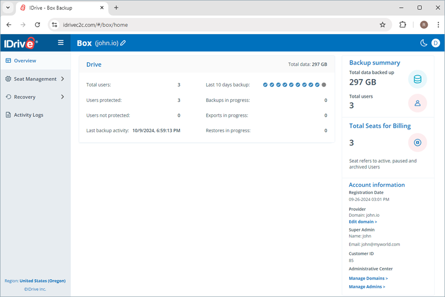  view client wise status