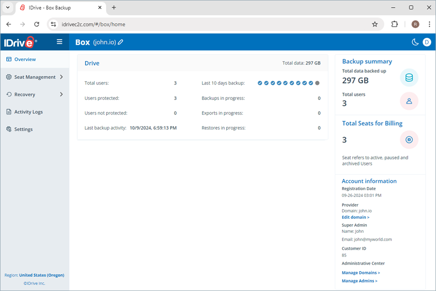  view client wise status