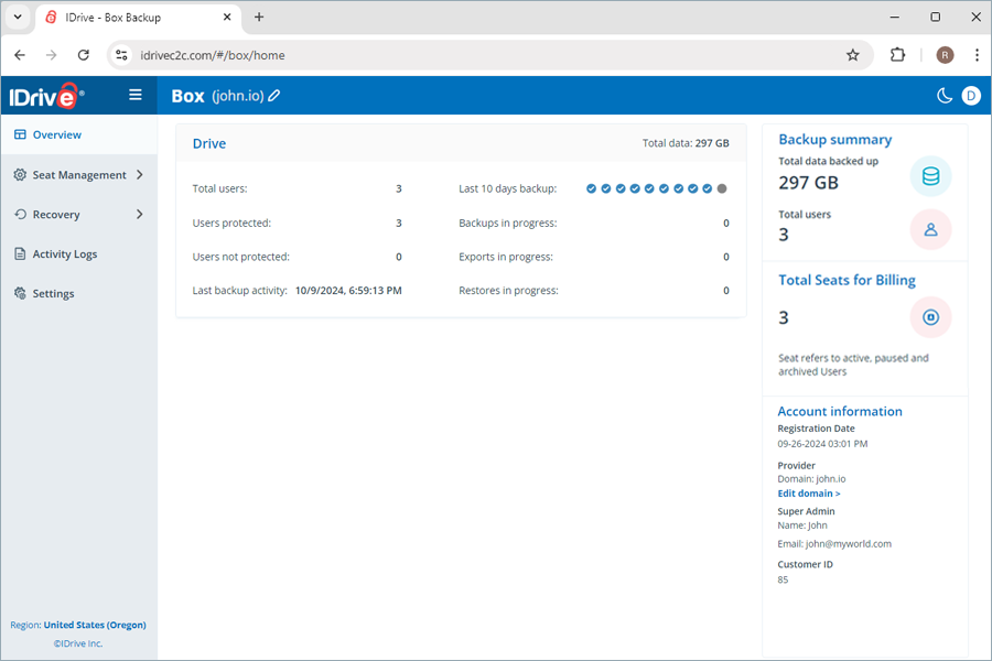  view client wise status