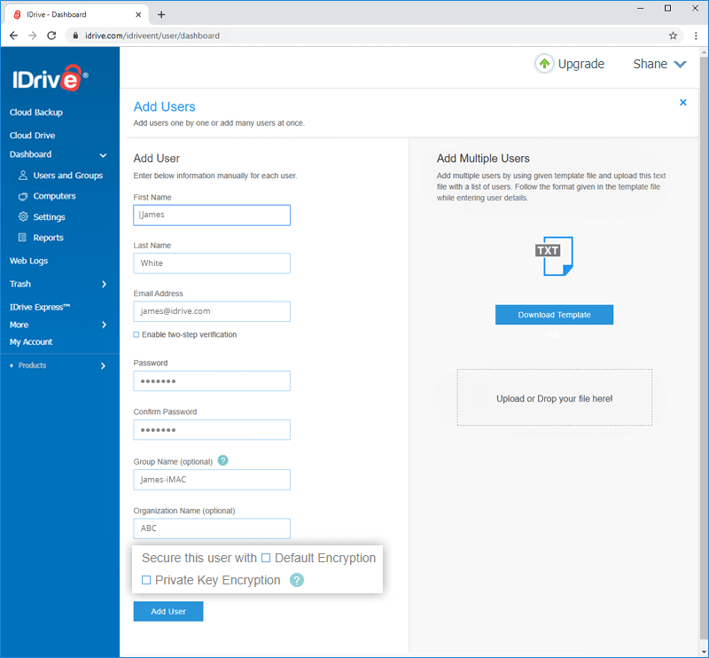 Encryption/Private
