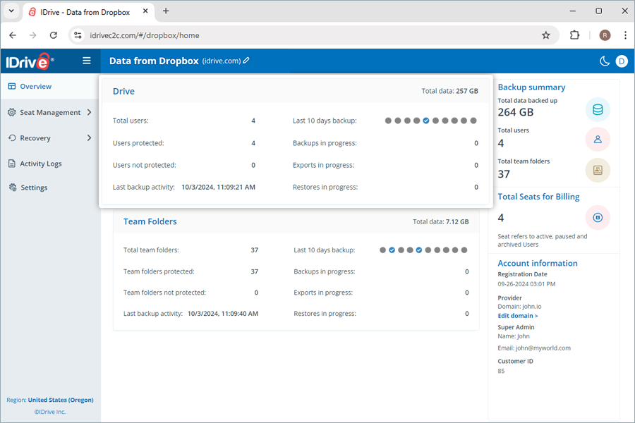  view client wise status