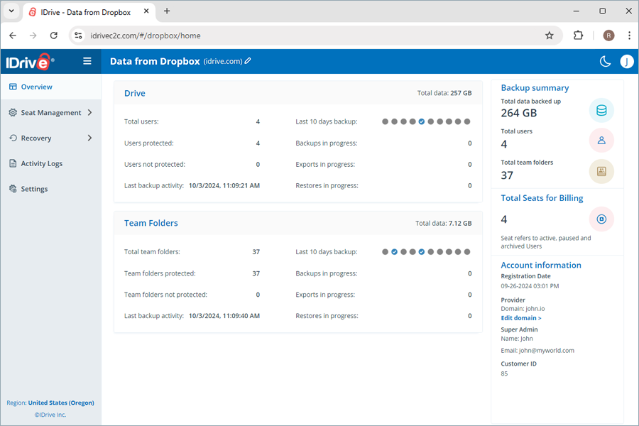  view client wise status
