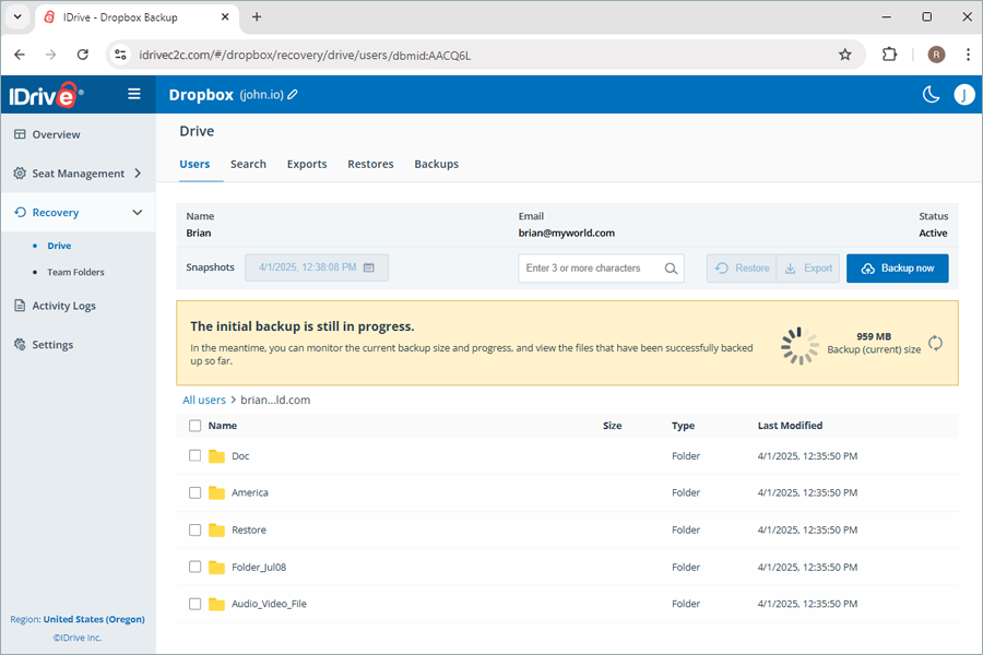  view client wise status