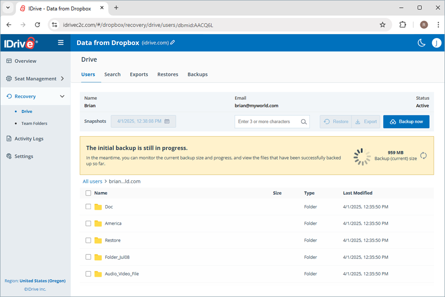  view client wise status