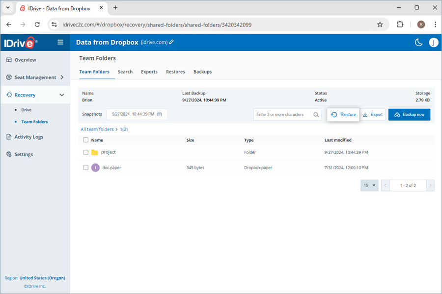  view client wise status