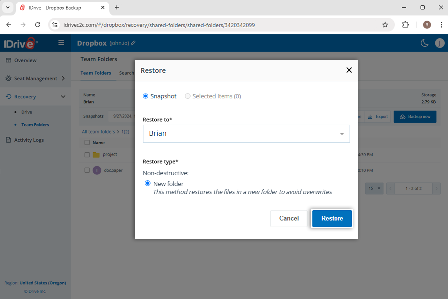  view client wise status