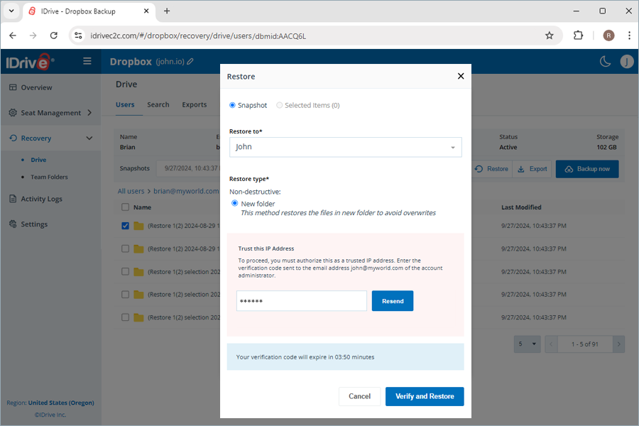  view client wise status