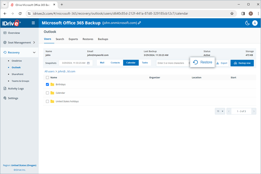  view client wise status