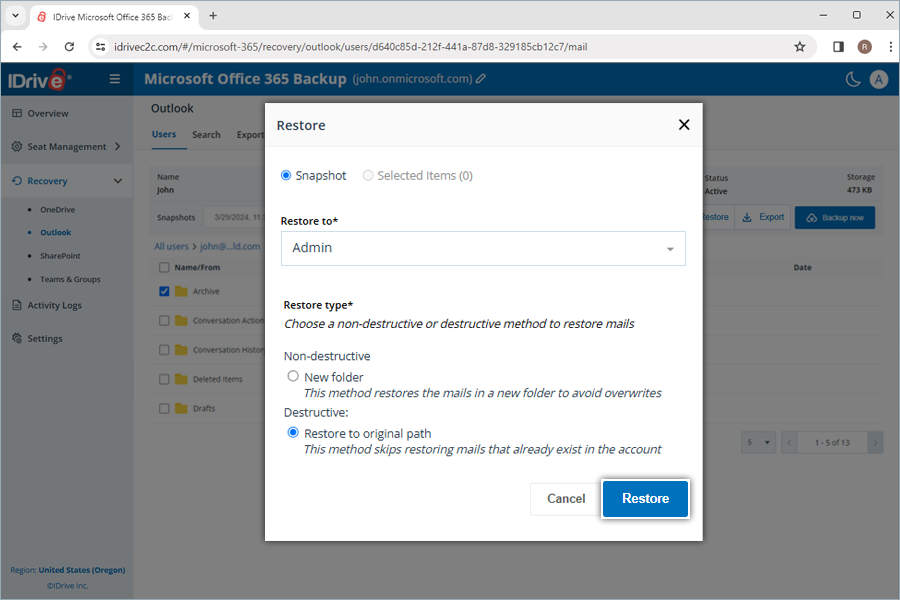  view client wise status