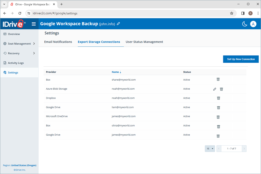  view client wise status